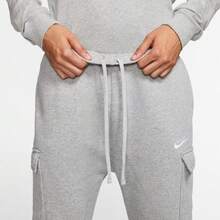 Nike 男士保暖內裡工作褲，冬季針織機能休閒軟綿標準運動長褲 - 灰色 - 查看 6