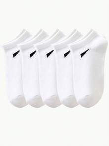 30/20/15/10/5/3/1 Pairs Comfortable, Breathable, Moisture-Wicking, Antibacterial Knit Liner Socks - Excellent Mother's Day Gift, Unisex Invisible Socks, Ankle Socks, Sweat-Absorbing, Odor-Resistant, Elastic Soft, Fashionable Solid Colors, Triangle Decor Suitable For Spring, Summer, Autumn, Winter, Casual, Daily Wear, Yoga/Sports - Multicolor - View 7