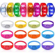 30 Pulseras Led Audiorítmicas Que se sincronizan con la Musica Ideal para Boda Concierto Batucada Fiesta 15 años Navidad Grduación Año Nuevo Glow Party Fiesta Neón - 1 - Ver 2