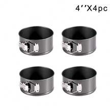 Khuôn bánh tròn/hình trái tim 4/6/7/8/9 inch, chống dính, đáy có khóa tháo rời, khay nướng, phụ kiện lò nướng, dụng cụ làm bánh, đồ dùng nhà bếp, vật tư nhà bếp - màu đen - Xem 21