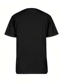 No siempre estoy pensando en cazar - Camiseta para amantes de los ciervos salvajes, cómoda y casual de manga corta para el verano. - Negro - Ver 3