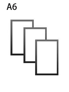 3pcs HUUPRO Magnetic Self-Adhesive Photo Frame - Portable Wall-Mounted Plastic Photo/Document Display Frame, Suitable For Photos, Magnetic Whiteboard, Minimalist Decor - Magnetic Frame, File Folder (No Screws/No Installation Required) - A6 - View 10