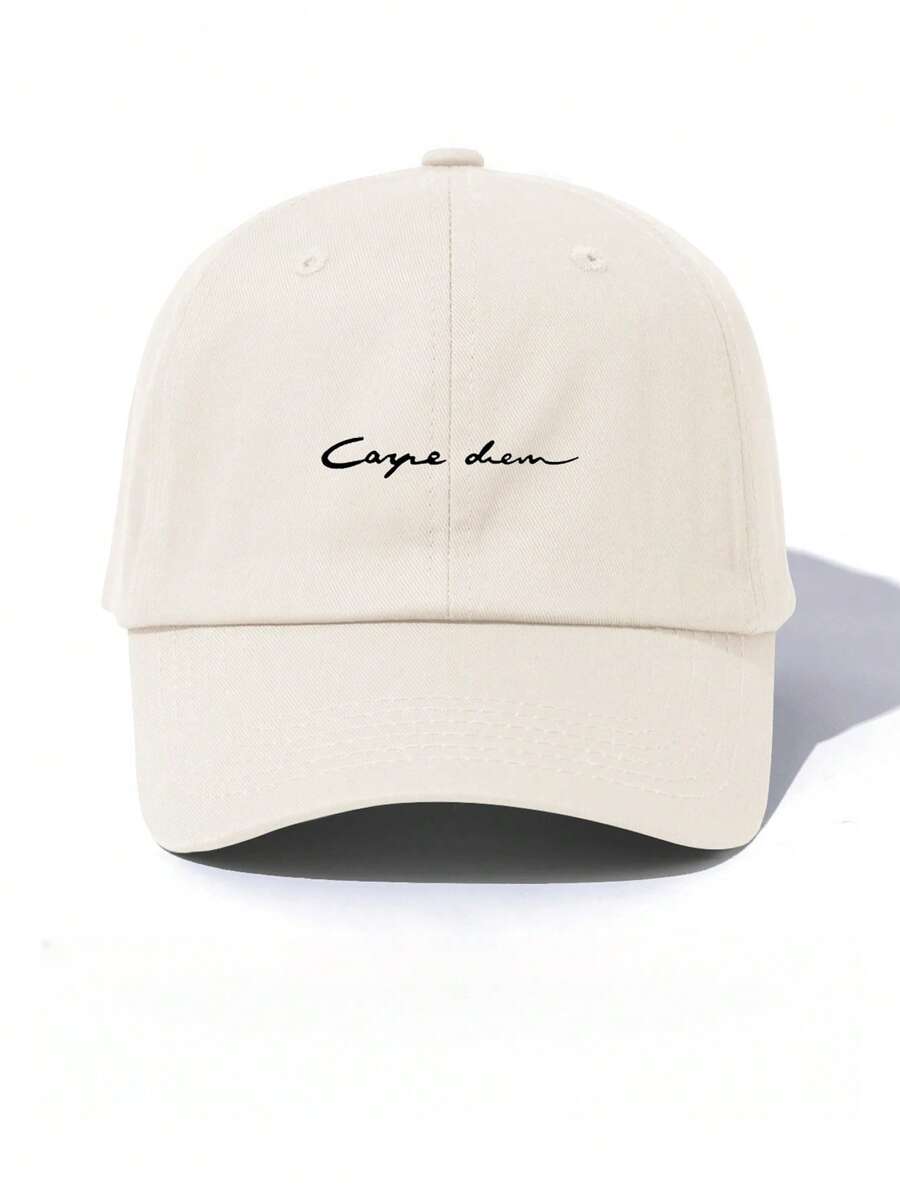 1pc Men's Casual Adjustable Letter Print Baseball Cap, Simple & Versatile For Daily Wear Unisex Cowboy Hats, Men's Cowboy Hats, Women's Cowboy Hats, Men's Washed Caps, Sun Hats, Adjustable Hats, Women's Sun Hats, Women's Baseball Caps, Women's Washed Caps, Men's Sun Hats, Unisex Baseball Caps, Women's Berets, Men's Baseball Caps, Women's Sun Hats, Washed Baseball Caps, Women's Hats, Women's Summer Hats, Women's Elegant Casual Hats, Women's Graduation Caps, Women's Trucker Hats, Y2K Hats, Adult Hats, Adjustable Hats, Baseball Caps - 黑色 - 查看 1