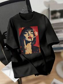 Women T-Shirts - Black - View 2