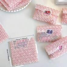 30 piezas de sobres de espuma con forma de corazón, adecuados para empaquetar artículos frágiles y pequeños, utilizados para mudanzas, almacenamiento y envíos express - Multicolor - Ver 3