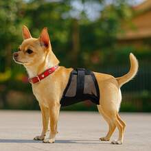 Male Dog Diapers, Pet Physiological Pants, Breathable Mesh Design, Convenient Hook And Loop Closure, Suitable For Golden Retriever, Spitz And Other Dogs - Black - View 8