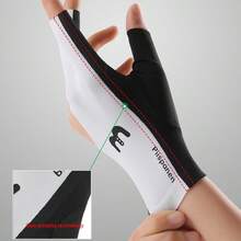 1pc Left Hand Lightweight Professional Snooker/Pool Glove, Seamless, High Elasticity, Breathable, Comfortable, Smooth Palm Anti-Slip, Fingerless Unisex Snooker/Pool Glove - Multicolor - View 5