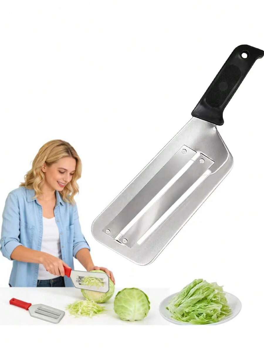 1/2PCS 2026 Upgraded Stainless Steel Cabbage Slicer,2026 Upgraded Cuchillo Triturador De Repollo,Sharp Blades Durable Julienne Cutter,Cortador De Repollo For Kitchen Vegetable Salad - Multicolor - View 1
