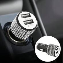 Cargador de coche con 4 en 1 con pantalla de voltaje, cable de carga retráctil de 3 en 1, cable de carga USB, cable de carga rápida de 3 en 1 con carga rápida (adecuado para mujeres), compatible con cámara de salpicadero, iPad, GPS, perfecto para regalos de vacaciones/cumpleaños - Cable de datos de ballet elegante - Ver 40