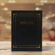 1 Album ảnh giả da mạ vàng, đựng ảnh 4"x6", 100 ngăn, album tự làm thủ công. Món quà sinh nhật hoàn hảo cho phụ nữ và các bà mẹ. - Nhiều màu - Xem 6