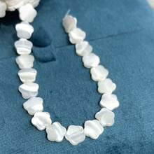 1 Strand Natural Shell Beads For Jewelry Making DIY Women Men Necklace Bracelets Handicrafts Accessories 18cm - White - View 8