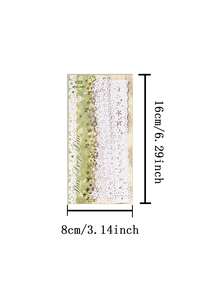 10 Hojas/Paquete Papel de Material de Encaje Hueco Vintage, Papel Decorativo DIY para Tarjetas y Manualidades de Scrapbook - Aventura de encaje - Ver 2