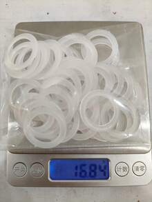 50/100/200个/1套 白色塑料钩编环，2厘米圆形O型环，适用于DIY手工编织包配件和工艺用品 - 手工藝術 - 查看 16