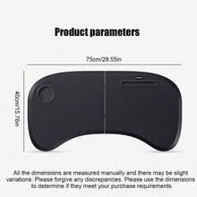 1pc Car Seat Folding Desk, Portable In-Car Laptop Steering Wheel Tray Table - A - View 5
