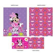 PROVIDENCIA Disney Minnie Keep Microfiber Queen Size Duvet Set - Lilac Purple - View 8