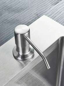 1个不锈钢皂液器，不锈钢皂液器延长管套装，厨房水槽液体皂液器，沐浴露分配器，手动压力洗涤剂泵，厨房用品，厨房配件，厨具 - 不銹鋼皂液器 - 查看 6