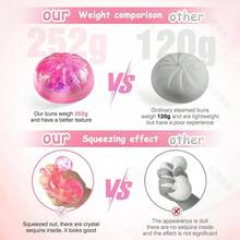 Fashionable Soft Squeeze Adornment With Exquisite Details And Gentle Touch, Durable For Long Term Daily Use, Compact Size Easy To Carry In Pockets And Small Bags, Suitable For People Who Like Delicate And Practical Small Ornaments - 彩色 - 查看 3