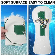 Sakura Series White Golf Club Head Cover, Golf Accessories, Golf Supplies Providing The Best Protection For Your Golf Club. - Multicolor - View 7