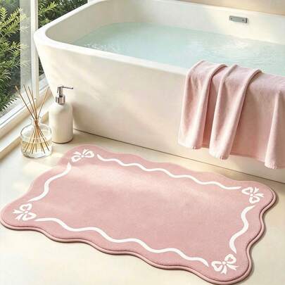 1pc Bedside Rug, Living Room Sofa Mat, Faux Wool Rectangular Bedroom Carpet, Dirt-Resistant Thickened, Girly Rug, Kitchen Rug, Bathroom Rug, Game Room Rug, Study Rug