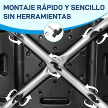 HOMCOM Taburete de Ducha Silla Ducha Personas Mayores con Altura Regulable Taburete Baño de Aluminio Antideslizante Carga 135 kg para Ancianos y Discapacitados Negro - Negro - Ver 9