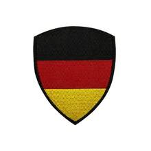 1 pieza Parche bordado con forma de escudo de la bandera nacional de 8.5*7cm, de cruzada, con cierre de gancho y bucle (adecuado para América, Europa, Asia y talla grande países), parche de moral militar táctico - Multicolor - Ver 40
