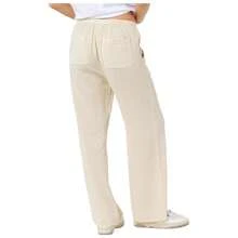 Rip Curl Pants Classic Surf Wide Leg Pant For Women In Color Beige - Beige - View 3