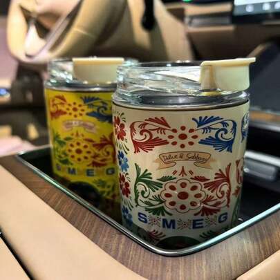 Cốc cà phê đá bằng thép không gỉ, cốc latte chất lượng cao, bình nước di động, món quà thích hợp cho các cặp đôi và bạn bè.