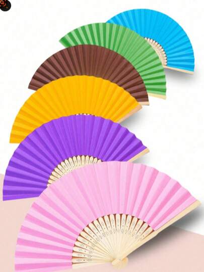 3pcs Folding Paper Fan Tassel Wedding Guest Favor Gift Set; Bridal Shower Favor, Wedding Ceremony Hand Fan, Wedding Reception Decor, Bridesmaid Photo Prop, Wedding Photography Accessory, Bride's Wedding Fan, Wedding Welcome Area Sign-In Gift, Bachelorette Party Favor, Pajama Party Small Gift