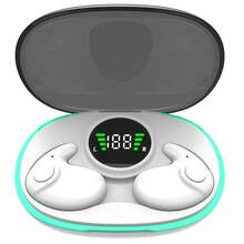 Sleep Invisible TWS Wireless Earbuds, HiFi Stereo, LED Digital Display, Low Latency Gaming, Ergonomic Lightweight Sleep Headphones, Compatible With IOS & Android, Comfort Fit For Travel & Fitness - Multicolor - View 15