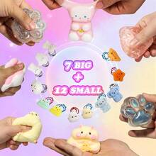 Durable Leisure Squishy Item With Smooth Finishing And Fine Texture, Suitable For Home And Office Decoration, Flexible Structure For Repeated Frequent Squeezing - Multicolor - View 2