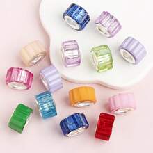 20pcs 7x11mm Colorful Acrylic Tire Large Hole Beads, Rondelle Spacer Beads For Crafts, Perfect For DIY Keychains, Bag Charms & Jewelry Making - Large Hole Beads - View 8