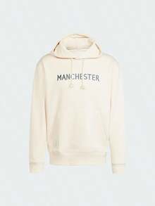 Sudadera casual para hombres, forro de felpa ligero, de moda y adecuada para uso diario, primavera/otoño - Beis - Ver 1