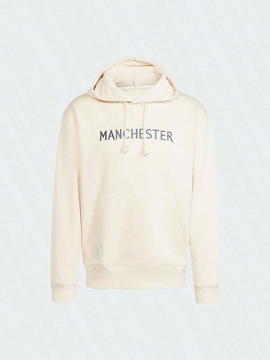 Sudadera casual para hombres, forro de felpa ligero, de moda y adecuada para uso diario, primavera/otoño - Beis - Ver 1