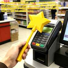 3D Printed Magic Wand Touch-To-Pay Payment Wand, Non-Contact Credit Card Payment Stylus, Starlight Magic Wand Design Payment Card Holder, Lightweight Plastic Portable Payment Tool For Easy & Quick Contactless Payment, Daily Outdoor & Indoor Use - Thickened Version - View 12