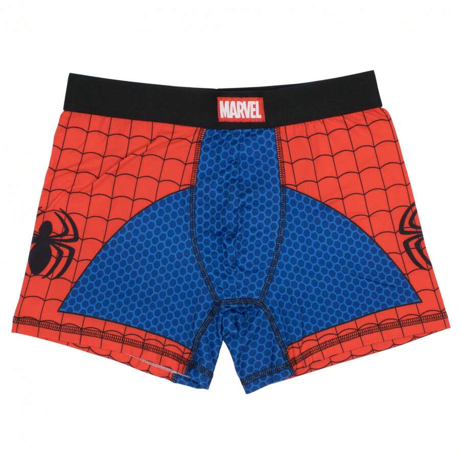 Marvel Spider-Man Costume Suit Men's Underwear Boxer Briefs - Đỏ - Xem 1