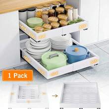 Pull Out Cabinet Organizer, Keep Your Pots And Pans Easy To Reach And Organized, Perfect For Small Apartment Kitchen Living - 查看 1