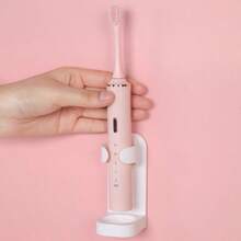 1/2/4pcs Electric Toothbrush Holder, No-Drill Wall-Mounted Toothbrush Rack, Can Be Firmly Adhered To Wall/Cabinet. Bottom Has Drainage Holes, Convenient For Charging. Suitable For Electric Toothbrushes, Shavers And Other Toiletries. Can Be Used In Washroom/Bathroom/Travel/Hotel/Dormitory - Keywords: Bathroom Toothbrush Holder, Home Bathroom Decor, Bathroom Gadgets, Bathroom Accessories, Home Supplies - Multicolor - View 5