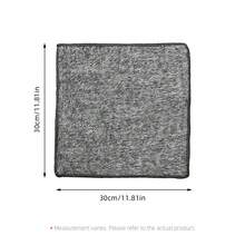 1/3/5 Pcs Bamboo Charcoal Fiber Cleaning Cloth, Thickened Material With Strong Absorbency, Easy To Rinse And Reuse, Effective Degreasing And Cleaning Dishcloth. Can Be Used For Cleaning Kitchen, Sink, Pots And Pans, As Well As Wiping Windows, Mirrors, Cars, Desks, Countertops And Stoves. No Lint Shedding, No Water Stains, Multi-Functional Wiping Cloth, Kitchen Cleaning Essential, Daily Household Necessity. - Grey - View 10