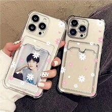 スマホケース カード収納ケース クリアTPU 高透過 シンプルおしゃれ 柔らかTPU 四隅耐衝撃 全面保護 耐衝撃 傷防止 カメラレンズ保護 17pro Max/17pro/17/11/12/13/14/15/15Pro/15PluS/15Pro Max/16/16Pro/16PluS/16Pro Max/MIN/X/XR 対応 インスタ映え 大人上品 プレゼント - 透明 - チェックする 3