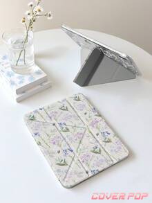 这款花卉图案平板电脑保护套兼容 iPad Air 11 英寸 M3 2025 / M2 2024、Air 第五代 2022、Air8 2026（11/13 英寸）、(A16) 11 英寸第十一代 2025，也兼容三星 Galaxy Tab、Kindle Paperwhite 第十二代 2024。透明背壳，时尚图案保护套，具备自动睡眠/唤醒功能和气囊保护，无论是办公还是送礼都是绝佳选择。 - 彩色 - 查看 4