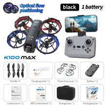 Drone de cámara dual con flujo óptico y control remoto FPV, 2026 Nuevo modelo con estabilización electrónica de imagen, modo sin cabeza, función de volteretas de 360°, ideal como regalo para adolescentes - Ver 17