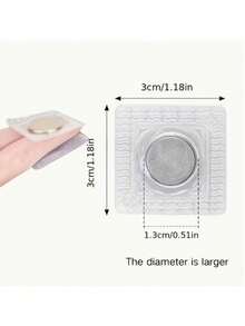 10 pièces/5 sets Grandes pressions magnétiques puissantes - Feuilles magnétiques invisibles convenant aux vêtements, rideaux, sacs, artisanat DIY - Accessoires de couture à pression magnétique à coudre facilement - multicolore - Voir 7