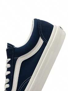 Giày Vans nam và nữ kiểu 36 cổ điển retro đế thấp, giày thể thao đôi, giày casual VN0A3DZ3RFL - Màu xanh lam - Xem 6