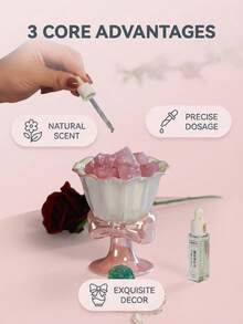 Luxury Ceramic Crystal Bowknot Aroma Diffuser - one-size - View 4