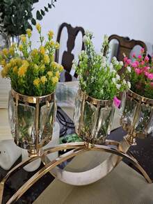 10 bông hoa giả rời - Phụ kiện hoa mini dùng cho sổ lưu niệm, vòng hoa, trang trí đám cưới, bó hoa, trang trí nhà cửa, nhiều màu sắc - Nhiều màu - Xem 8
