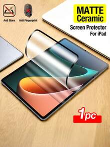 XINHONGYU 平板電腦螢幕保護貼 陶瓷紙感螢幕保護貼 適用於 Ipad 11th A16 2025/10th 10.9" 2022 機型，繪圖紙質感，高靈敏度軟膜，防眩光，適用於 Ipad Air/Mini 系列，母親節禮物 - 無色 - 查看 2