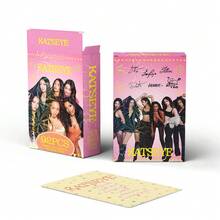 92pcs KATSEYE Girl Group Collectible Photo Cards, Scrapbooking Stickers, LOMO Cards, Indoor Decor Cards - Multicolor - View 4