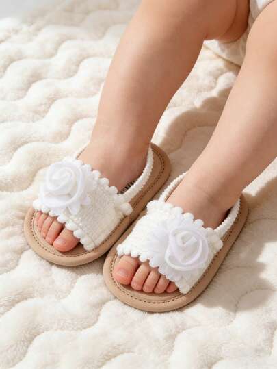 Toddler Girls' Summer Sandals, Outdoor Walking Shoes For Infants And Toddlers