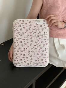 Korean Style Laptop Sleeve, Multi-Functional Shock-Absorbing Laptop Bag Compatible With 10/11/12.9 Inch And 13 Inch Laptop - Purple - View 9