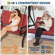 Patio Lounge Chair & Swing Chair - A - View 5